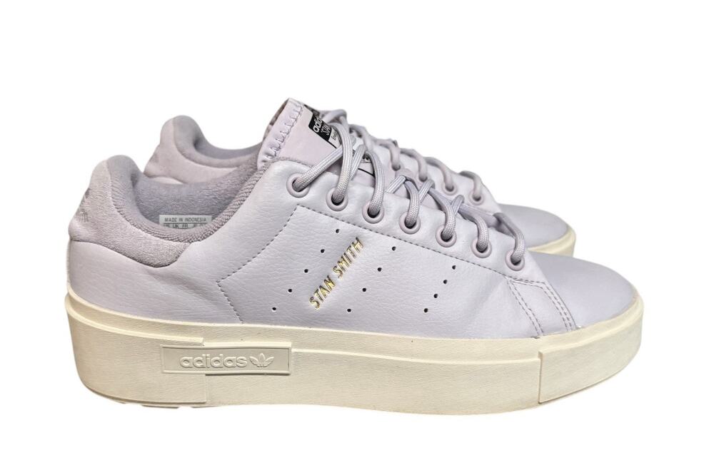 Adidas Originals Womens Lavender Purple Stan Smith Bonega X Shoes HQ6044 Size 9